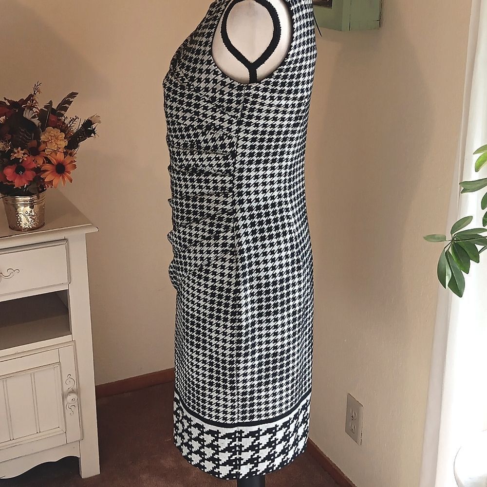 Jessica Simpson Black And White Houndstooth Check Dress . Career. Professional. - Picture 4 of 13